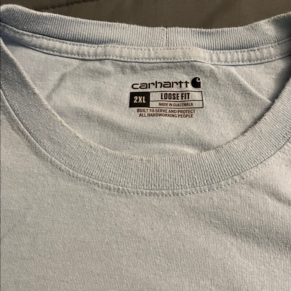 Carhartt Blue Loose Fit T-Shirt 2XL